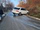 Esce di strada a Revigliasco, probabilmente a causa della strada ghiacciata