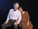Lella Costa e Elia Schilton ritratti in una foto promozionale di &quot;Le nostre anime di notte&quot; (Ph. Marina Alessi)