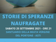 Questa sera &quot;Storie di speranze naufragate&quot; al santuario della Madonna del Portone