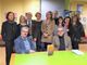 i protagonisti dell'incontro e alcuni rappresentanti del direttivo dell'associazione Memoria Viva Canelli e del Consiglio di Biblioteca Gigi Monticone