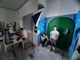 Alcuni degli allievi del laboratorio di indirizzo Multimediale dell'Artistico Alfieri