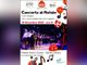 La locandina del concerto in programma la sera di sabato 10 dicembre