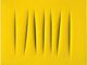 Lucio Fontana, concetto spaziale giallo