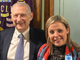 Mairano ritratto con Sara Arduino, presidente del Lions Club di Villanova d'Asti