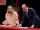 Il momento della firma dell'accordo Stato-Regione immortalato da Merfephoto - Efrem Zanchettin