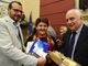 Il momento della presentazione della ricerca di Gianni Goria al ministro Bellanova
