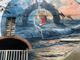 Il murale realizzato a Castellero