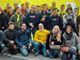 Una parte dei giovani imprenditori che hanno manifestato in mattinata a Verona