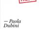 La copertina del libro di Paola Dubini