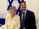 Candelaresi con la scrittrice israeliana Bat Ye'or
