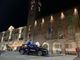 Una pattuglia dell'Arma di fronte al Campanon simbolo della cittadina