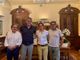 Da sinistra Marco Pippione, Alessandro Durando, Giacomo Pondini, Ivano Andreos al termine dell’incontro alla Casa dell’Asti.