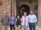 Mario Nosengo Maria Teresa Forcelli, Nadia Macis (Piemonte dal vivo), l'assessore Ausilia Quaglia e il sindaco Simone Nosenzo