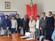 Foto di gruppo a margine della presentazione del progetto &quot;On my way&quot;