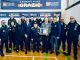 Il gruppo astigiano di Protezione Civile con il presidente Cirio e l'assessore Gabusi