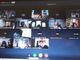Un momento del meeting online
