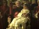 Un'immagine di scena da &quot;Rapito&quot; con Paolo Pierobon (papa Pio IX) e l'esordiente Enea Sala