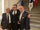 Da sinistra: Antonio Ragusa, Stefano Robino e il cerimoniere Riccardo Longo