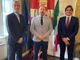 Il sindaco Maurizio Rasero con gli assessori Mario Bovino e Renato Berzano