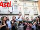 La gioia dei sostenitori di Maurizio Rasero, riconfermato sindaco di Asti, immortalata da uno scatto di Merfephoto - Efrem Zanchettin