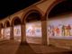 Il rendering del murale