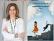 L'autrice e la copertina del suo nuovo romanzo