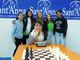 Da sx verso dx: Tamara Stroppiana, Lucia Cavallero, Gaia Marconi, Andreetta Veronica, Wenceslau Souza Sofia ed al centro l’insegnante Elena Magnone,