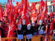 Un'immagine della manifestazione di protesta svoltasi a Torino