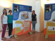 Il direttore dell'Archivio di Stato di Asti, Michela Gatti, l'artista Elena Pianta e Isabella Sorgon (LiberaCoordinamento provinciale di Asti).