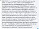 Lo screenshot del commento cui fa riferimento la lettera