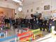 Due immagini (la seconda a fine articolo) dell'inaugurazione della scuola materna di Motta