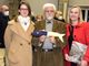 Sergio Miravalle, direttore di Astigiani, ritratto con Olga Semencha e Gaja Polovenko.