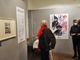 Il critico d'arte e Onorevole Vittorio Sgarbi in visita alla mostra