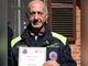 Dino Pupello  riceve l’attestato di benemerenza per l’attività svolta durante il periodo del Covid