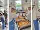 Nelle foto Marco Pieri (oresidente Cooperativa Argo – Trattoria Villa Quaglina) con Demba