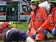 Una simulazione di emergenza della Croce Verde Asti