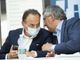 Il presidente Cirio con l'assessore alla Sanità Icardi (foto d'archivio)