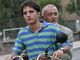 Un giovanissimo Nicolas Vaporidis e il compianto Giorgio Faletti in una scena tratta da &quot;Notte prima degli esami&quot;, regia di Fausto Brizzi