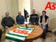 Un'immagine della conferenza stampa indetta questo pomeriggio. Al centro della foto, Massimiliano Lamattina Un'immagine della conferenza stampa indetta questo pomeriggio. Al centro della foto, Massimiliano Lamattina