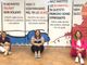 Nell'immagine, da sinistra a destra: Delfina Noto, Anna Rabino e Anna Macchia alla mostra &quot;Non crederci!&quot; ospitata in Sala Bordone