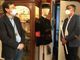 Mario Sacco con Massimo Tomalino durante la visita al Magmax