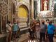 La delegazione in visita alla tomba di Adelasia
