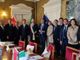 Alcune immagini della visita di questa mattina in Municipio