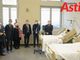 Nella foto, da sinstra: l'assessore regionale Marco Gabusi, il presidente della Provincia Paolo Lanfranco, la Protorettrice Giulia Anastasia Carluccio, il rettore Geuna, il presidente Sacco e il sindaco Rasero
