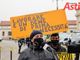 La protesta degli ambulanti ad Asti lo scorso 14 novembre