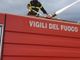 Va a fuoco un container di cartone dietro a Happy Casa, intervengono i Vigili del Fuoco