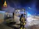 Grana: furgone distrutto da un incendio sviluppatosi intorno alle 21
