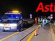 Incendio auto tangenziale di Asti