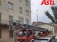 Intervento dei vigili del fuoco alla ex Clinica San Secondo
