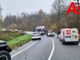 Strada chiusa per incidente stradale in frazione Revignano